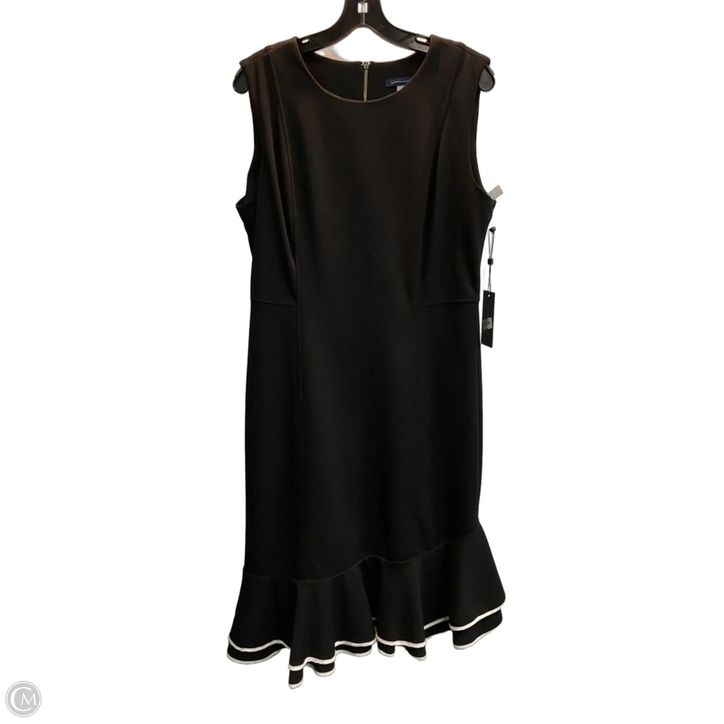 Dress Party Midi By Tommy Hilfiger In Black, Size: L