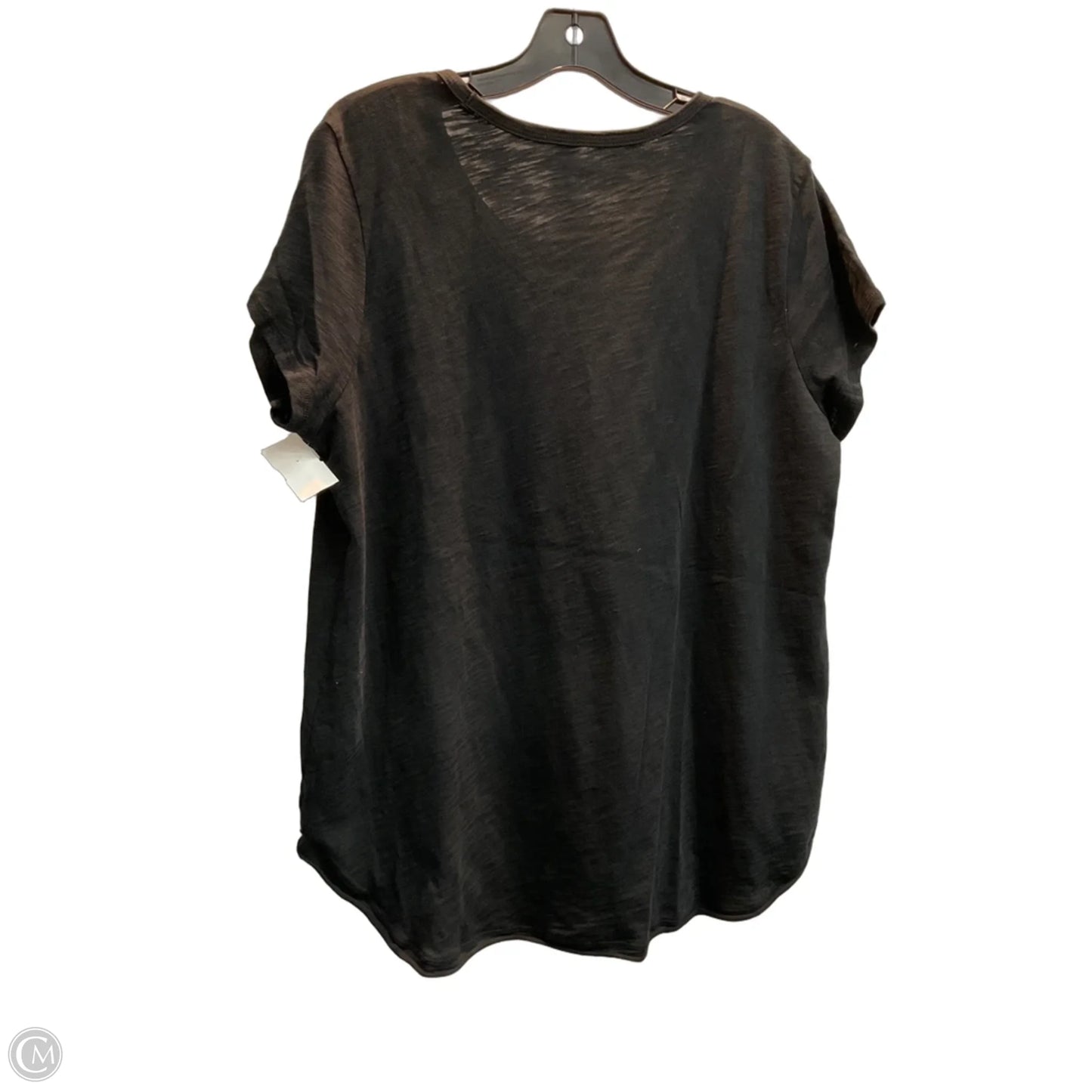 Top Short Sleeve Basic By Habitat In Black, Size: L