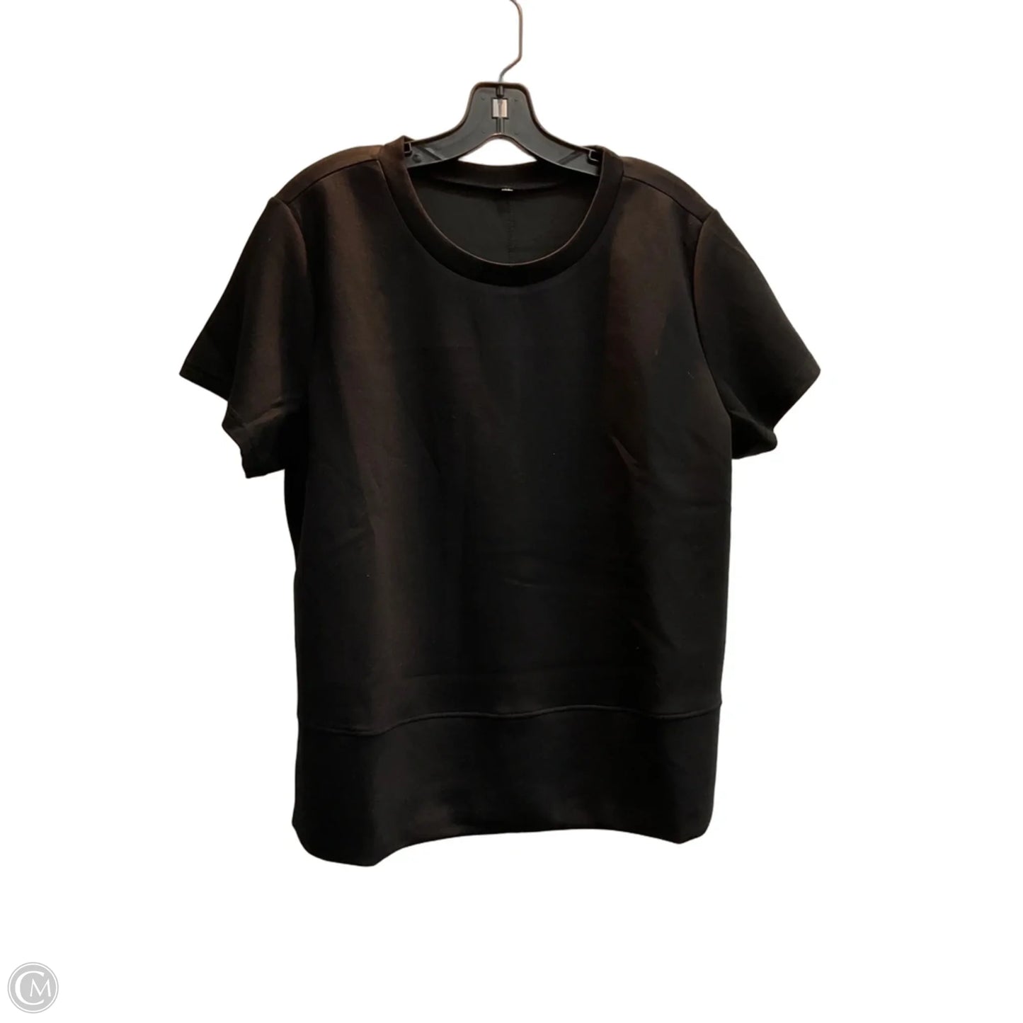 Top Short Sleeve Basic By Clothes Mentor In Black, Size: Xl