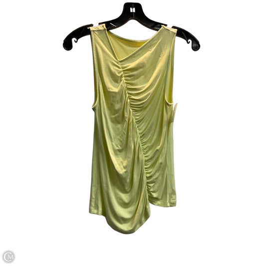 Tank Top By Anthropologie In Chartreuse, Size: Xs