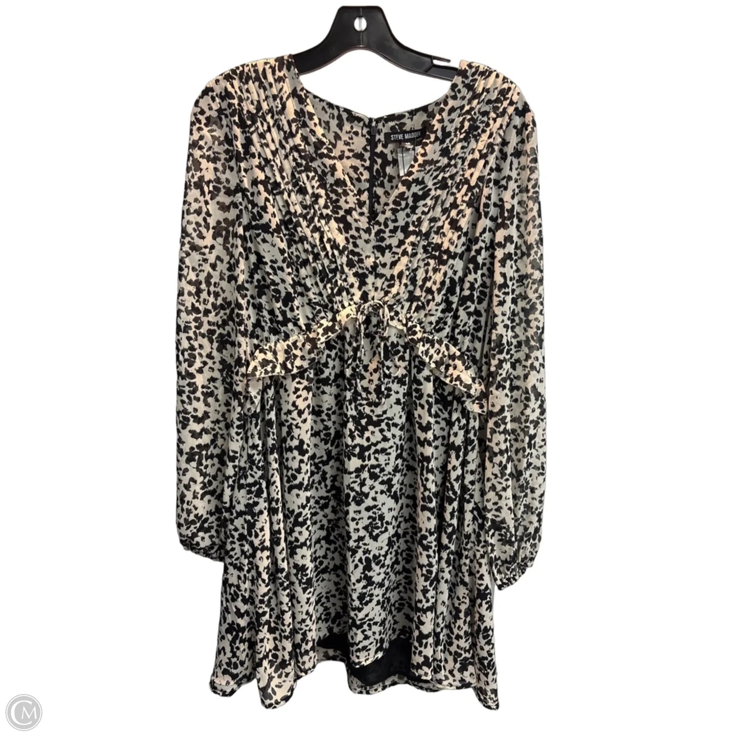 Dress Work By Steve Madden In Black & Tan, Size: M