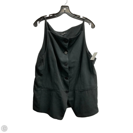Top Sleeveless By Madewell In Black, Size: L