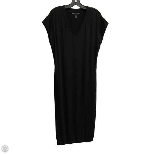 Dress Casual Maxi By White House Black Market In Black, Size: L