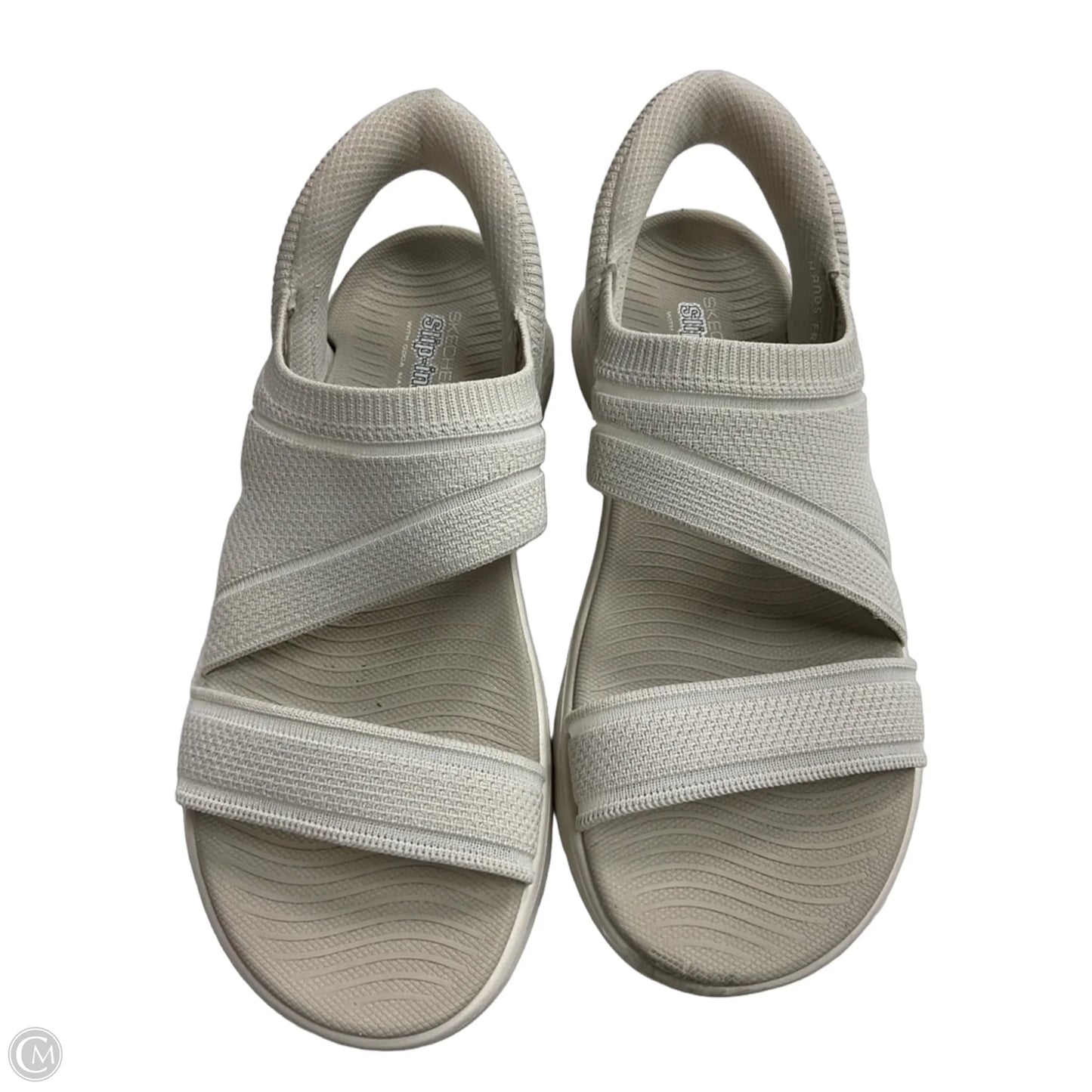 Sandals Flats By Skechers In Taupe, Size: 9