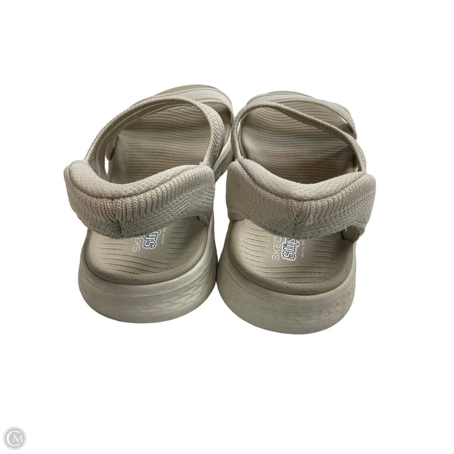 Sandals Flats By Skechers In Taupe, Size: 9