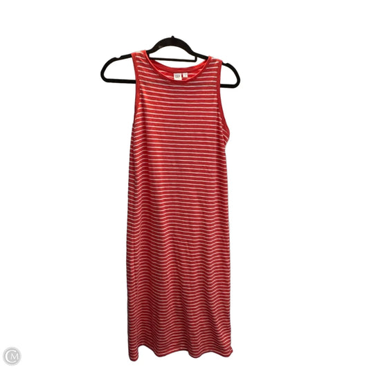 Dress Casual Midi By Gap In Striped Pattern, Size: Xs