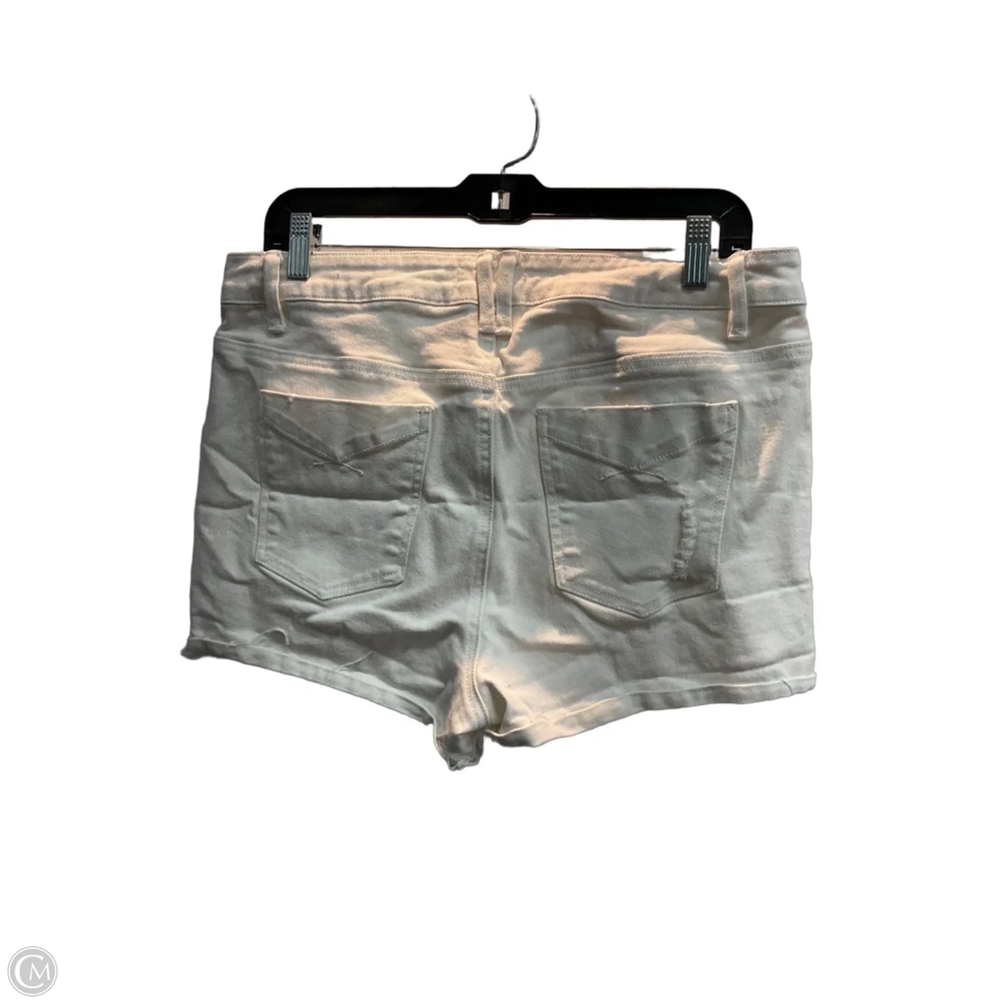 Shorts By Clothes Mentor In White Denim, Size: 12