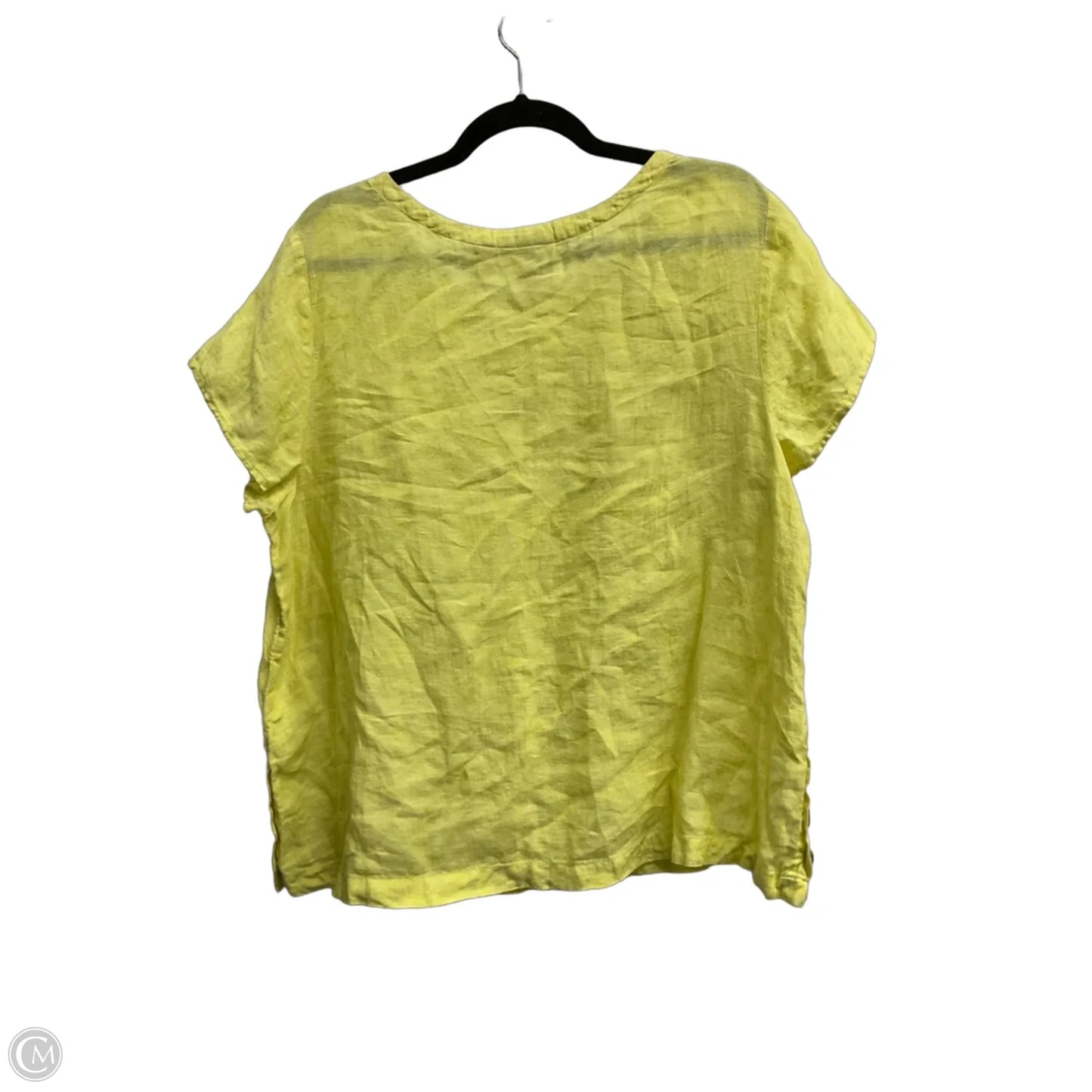 Top Sleeveless By Cynthia Rowley In Yellow, Size: Xl