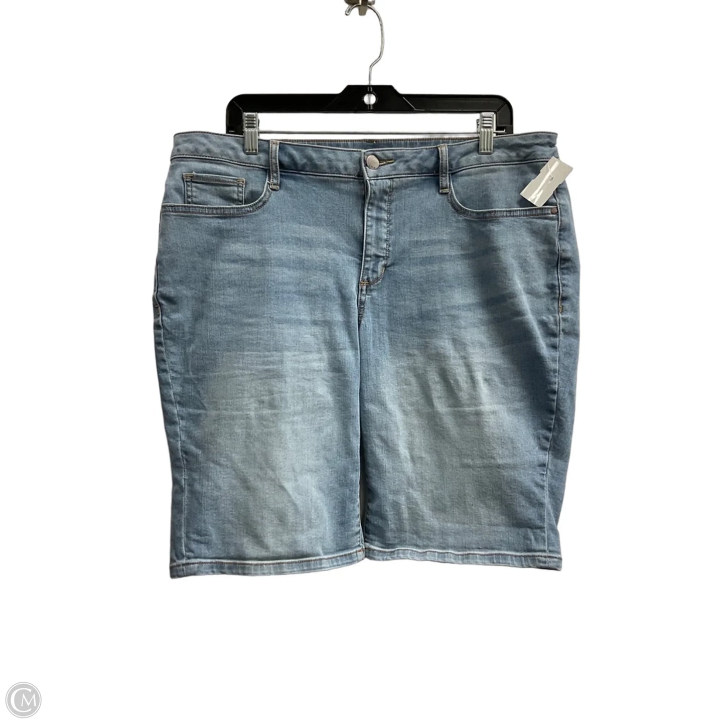 Shorts By Ana In Blue Denim, Size: 16