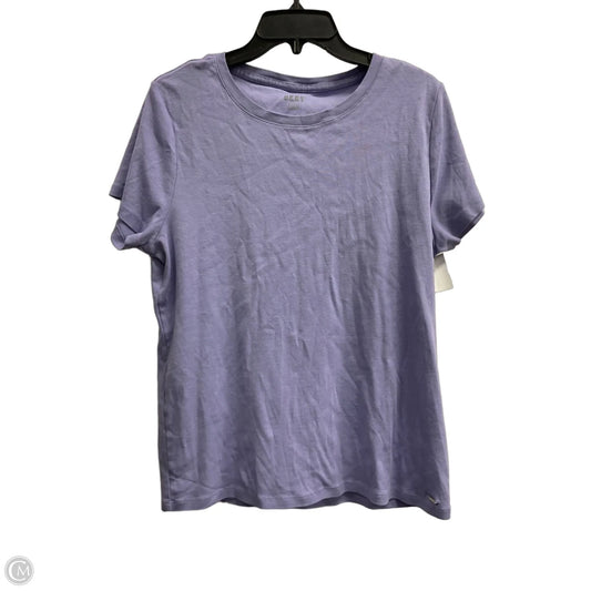 Top Short Sleeve Basic By Dkny In Purple, Size: Xl