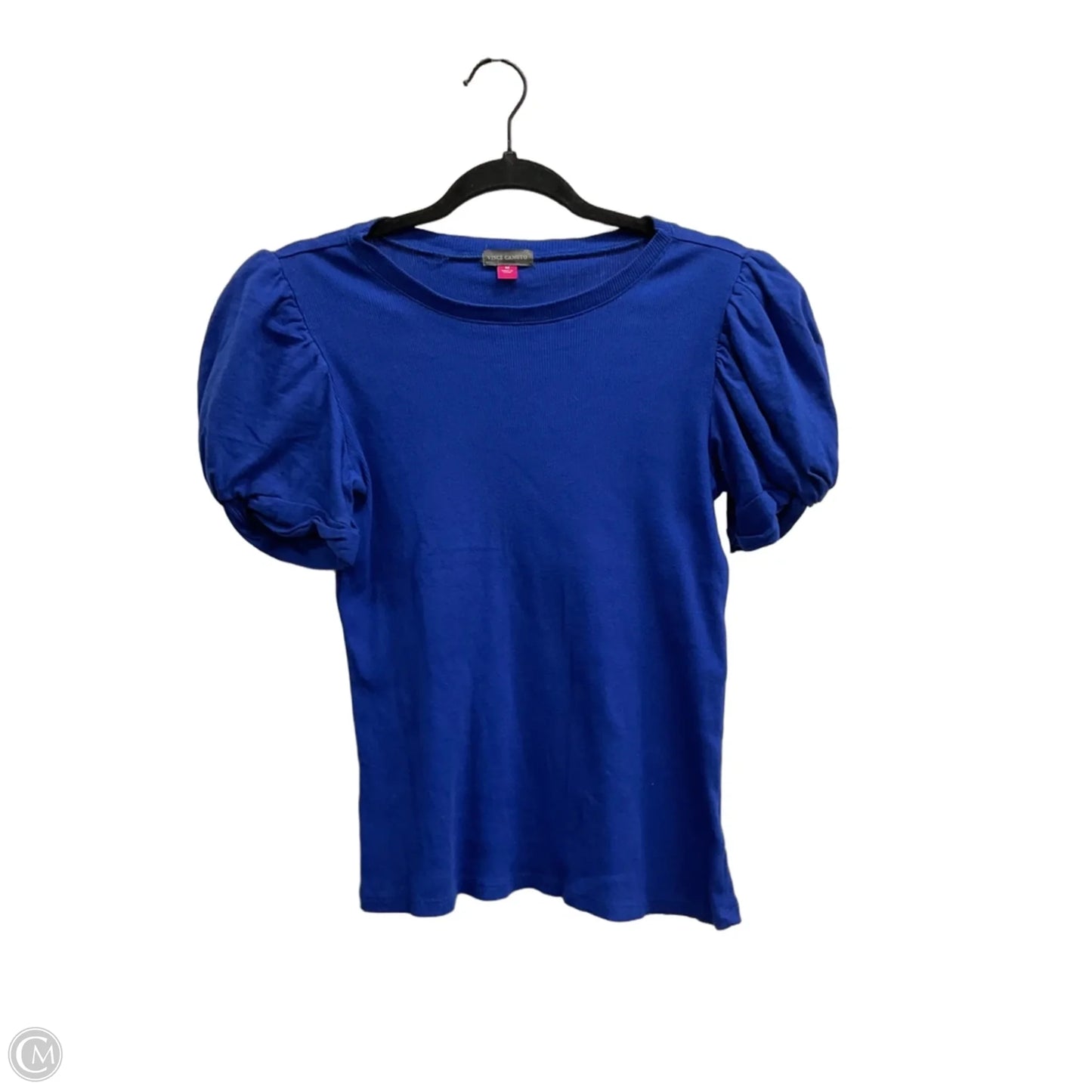 Top Short Sleeve By Vince Camuto In Blue, Size: M