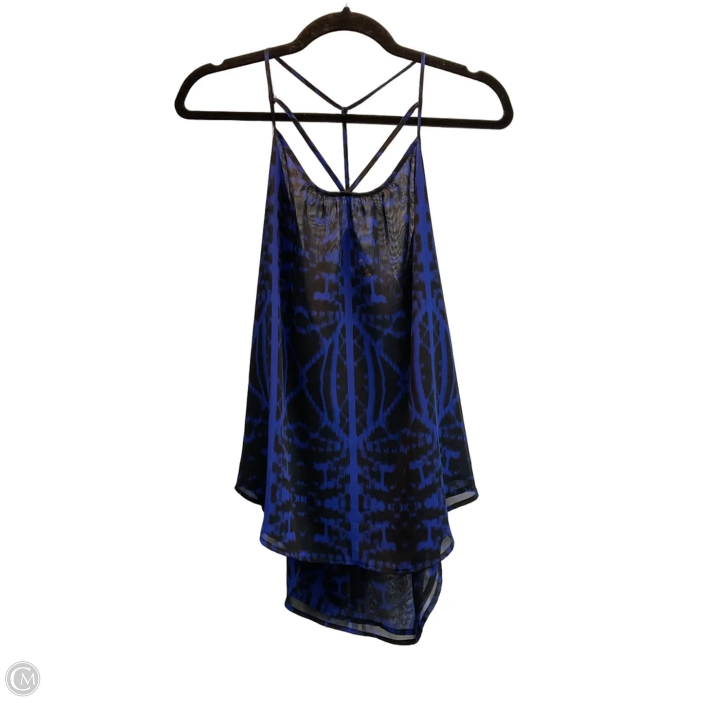 Top Cami By Express In Black & Blue, Size: M