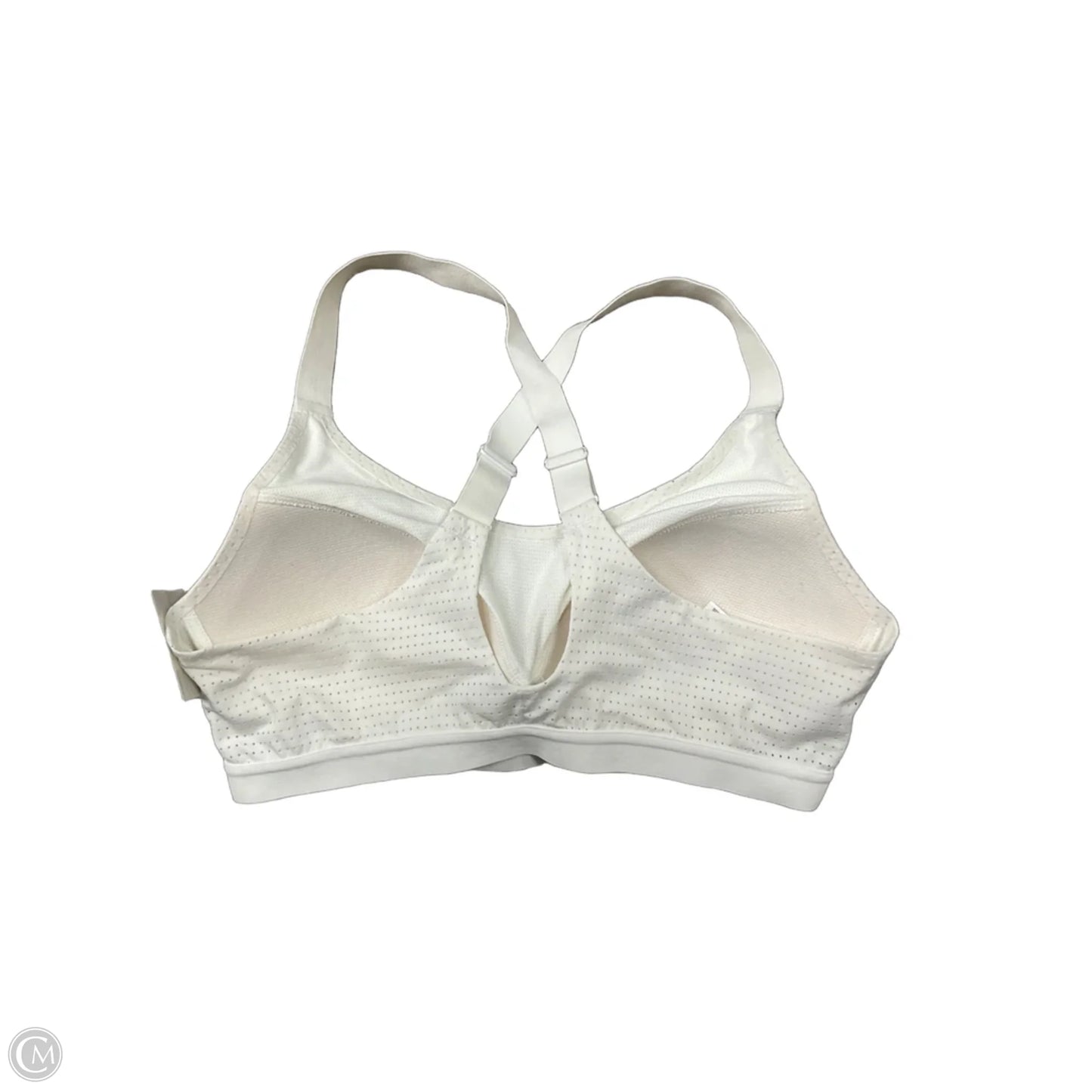 Athletic Bra By Victorias Secret In White, Size: L