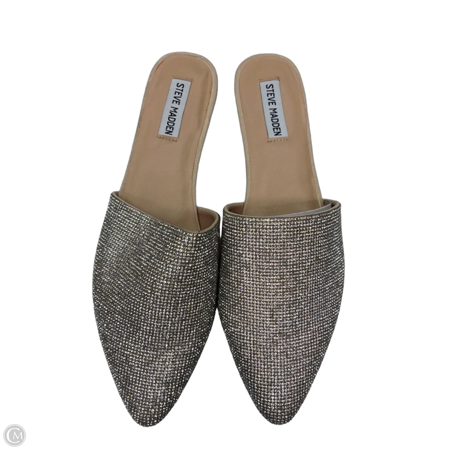 Shoes Flats By Steve Madden In Silver, Size: 11