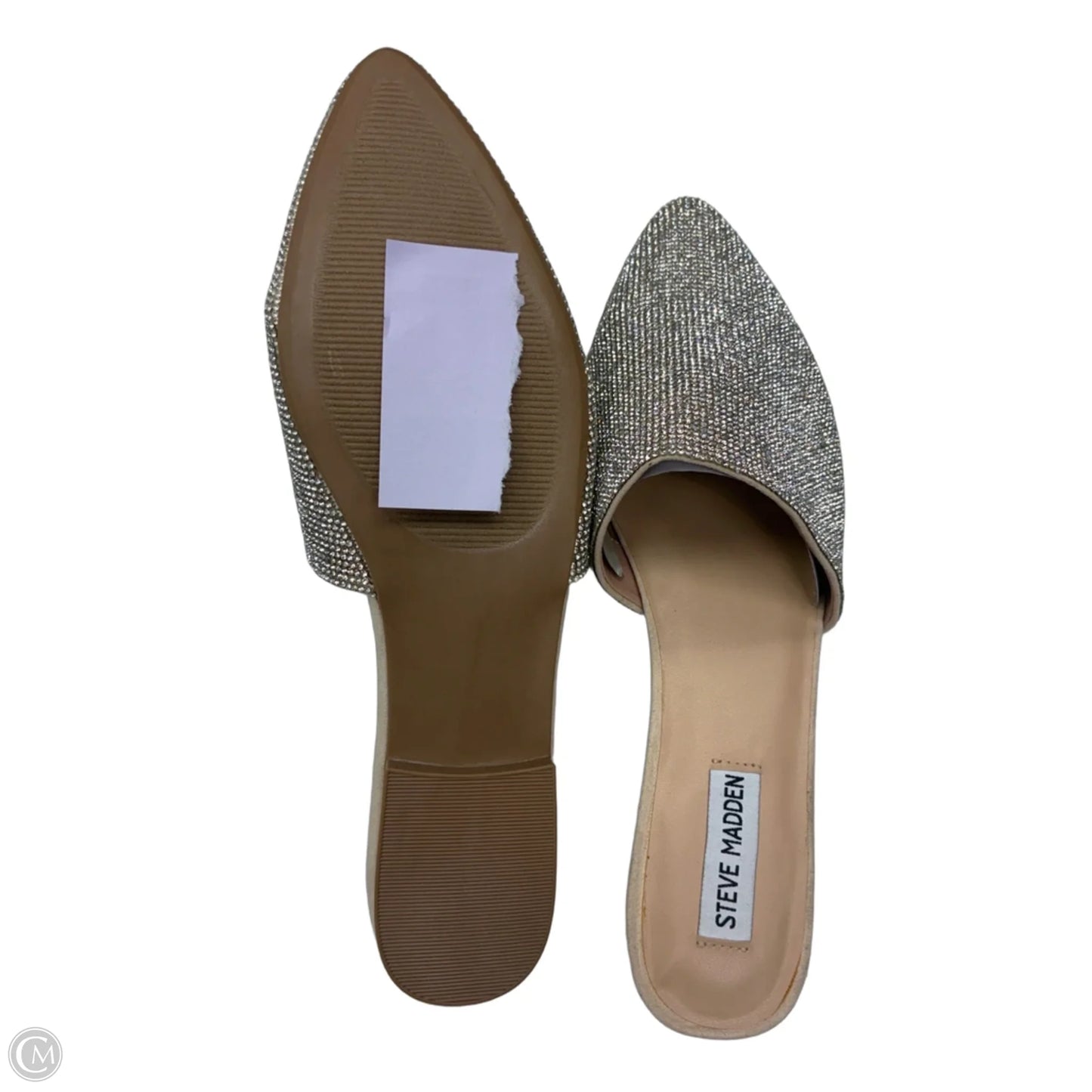Shoes Flats By Steve Madden In Silver, Size: 11