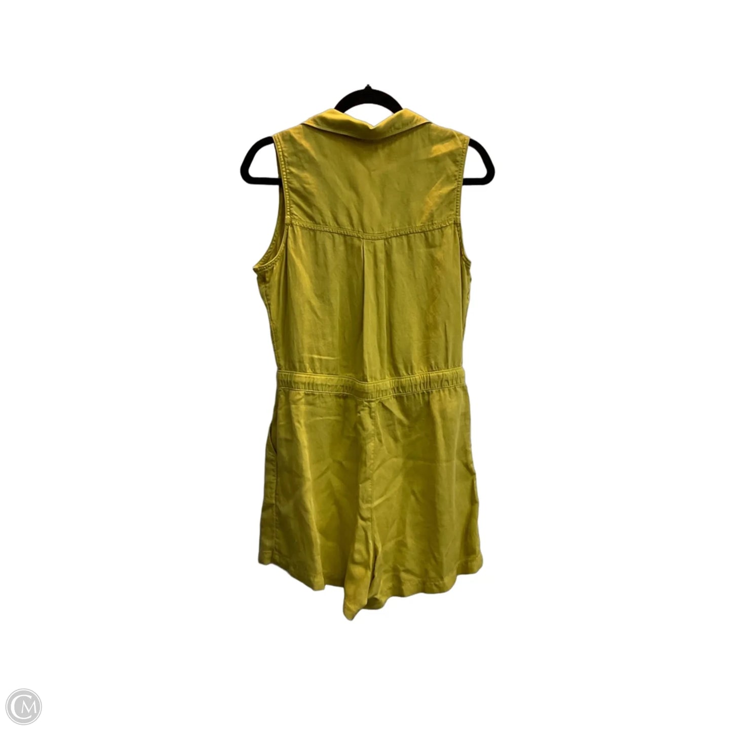 Romper By Nicole Miller In Chartreuse, Size: M
