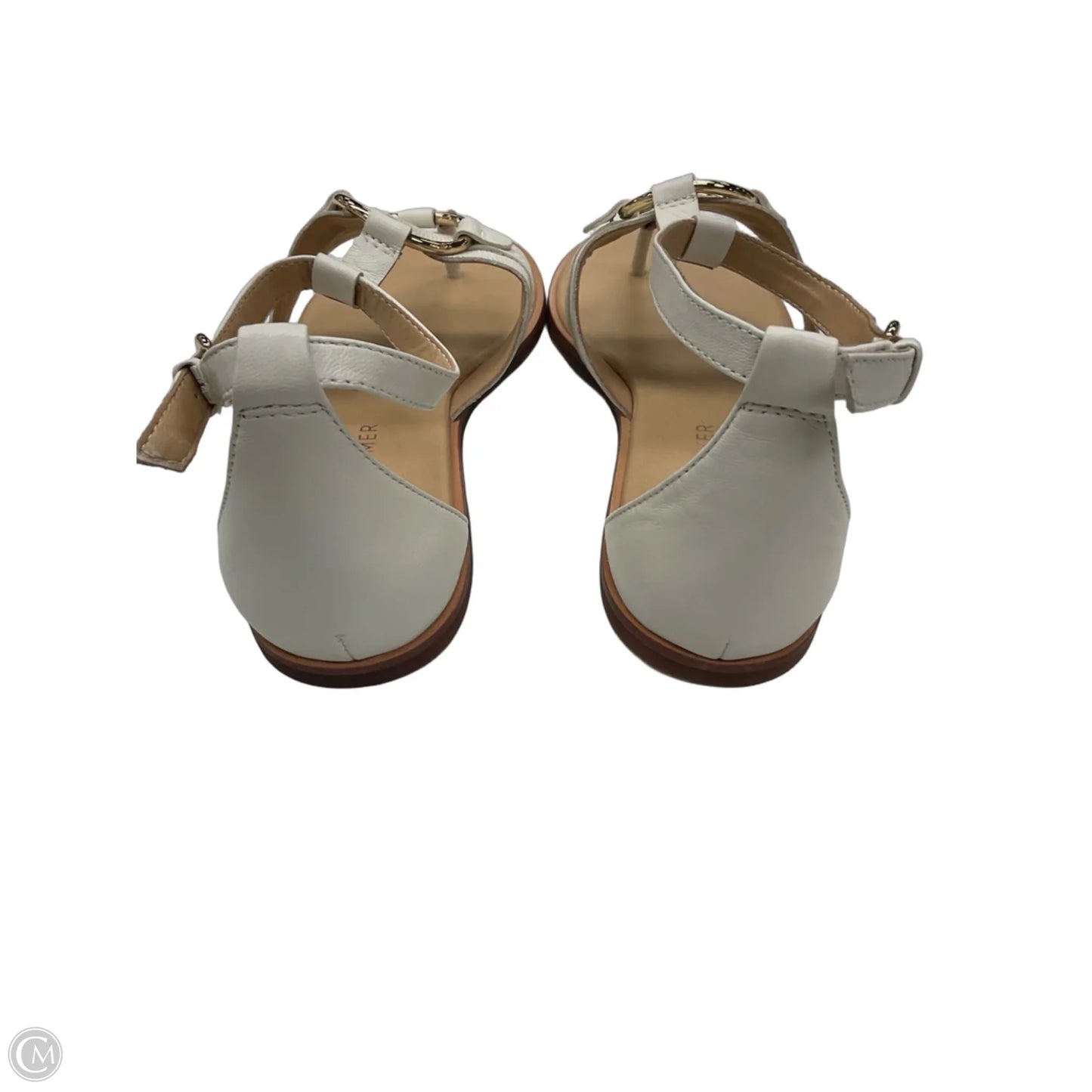 Sandals Flats By Gibson And Latimer In White, Size: 9.5