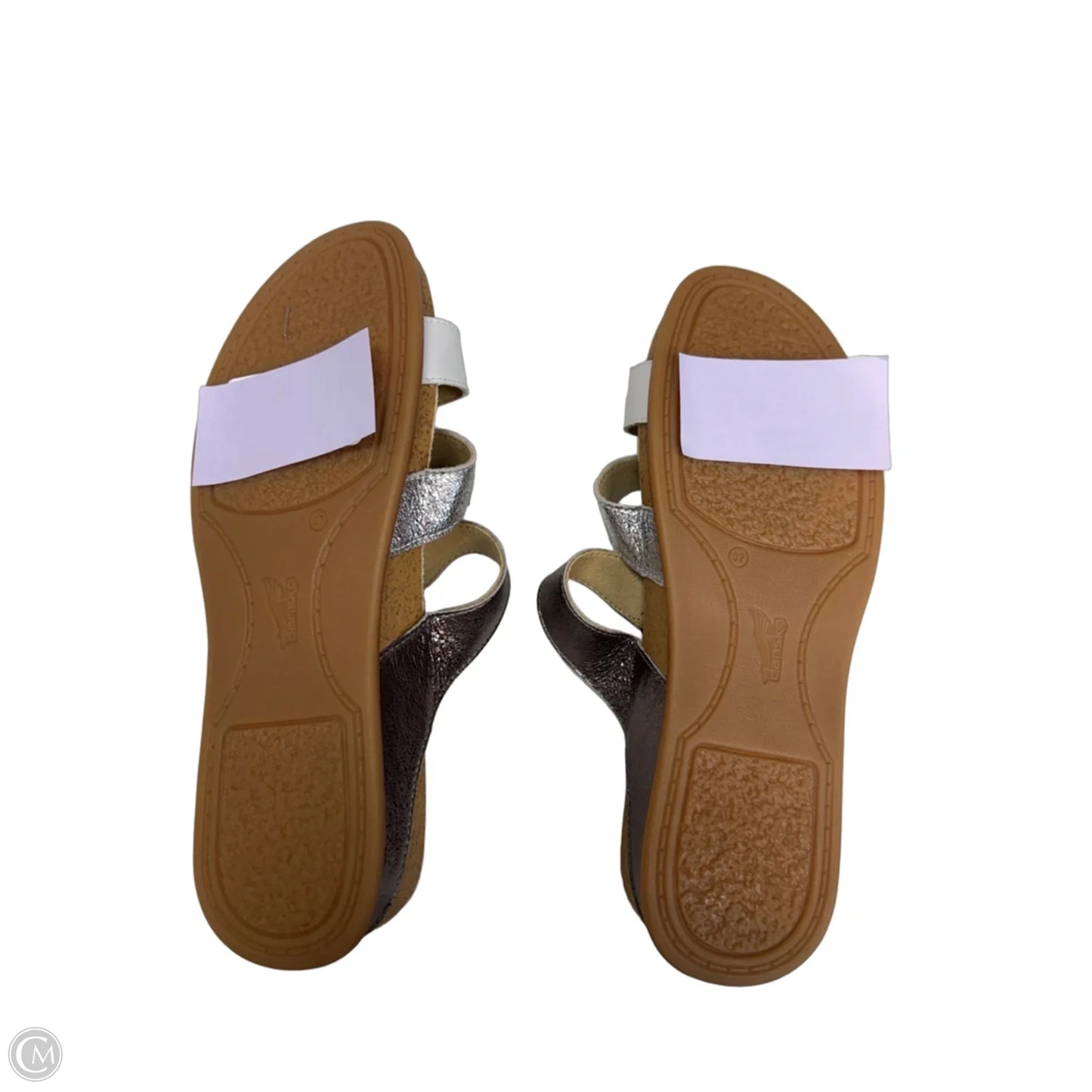 Sandals Heels Platform By Dansko In Bronze, Size: 6.5