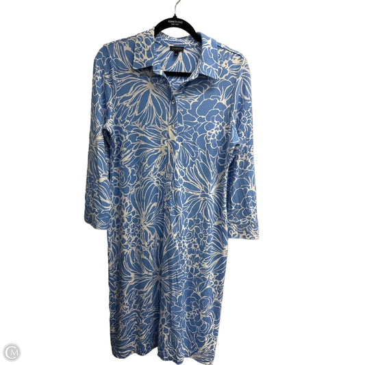 Dress Work By Talbots In Blue, Size: M