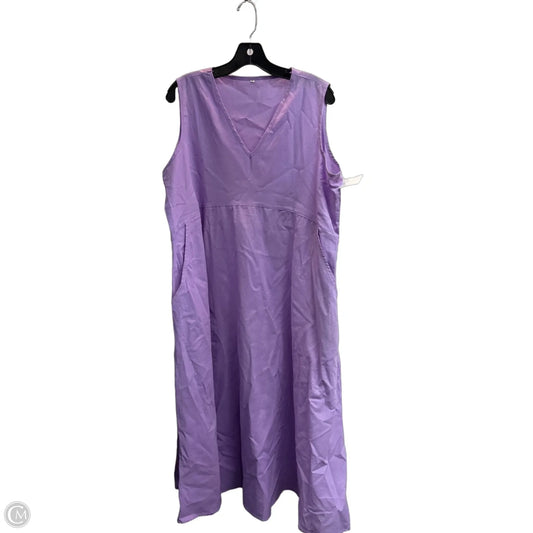 Dress Casual Maxi By Clothes Mentor In Purple, Size: 2x