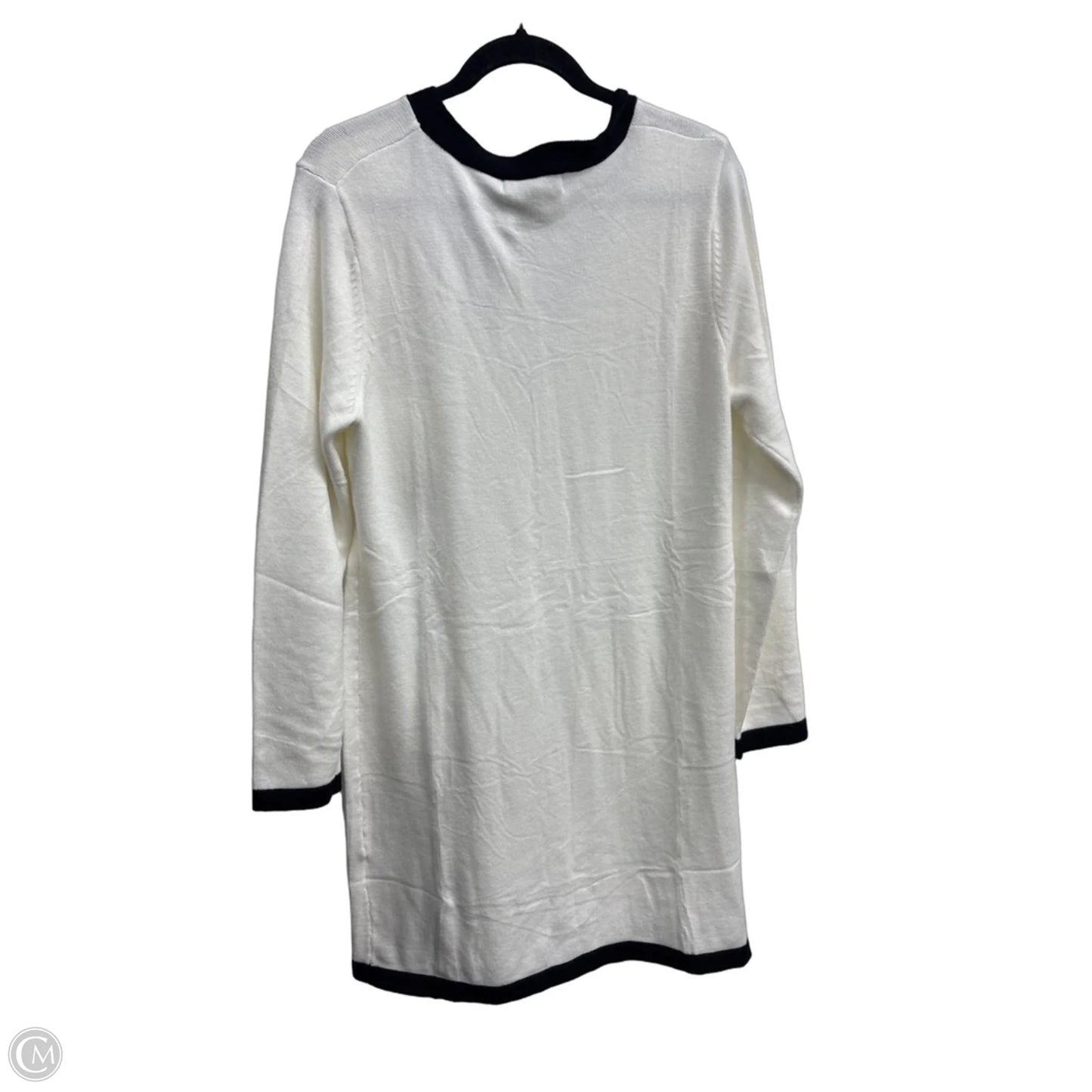 Dress Sweater By Merokeety In White, Size: L