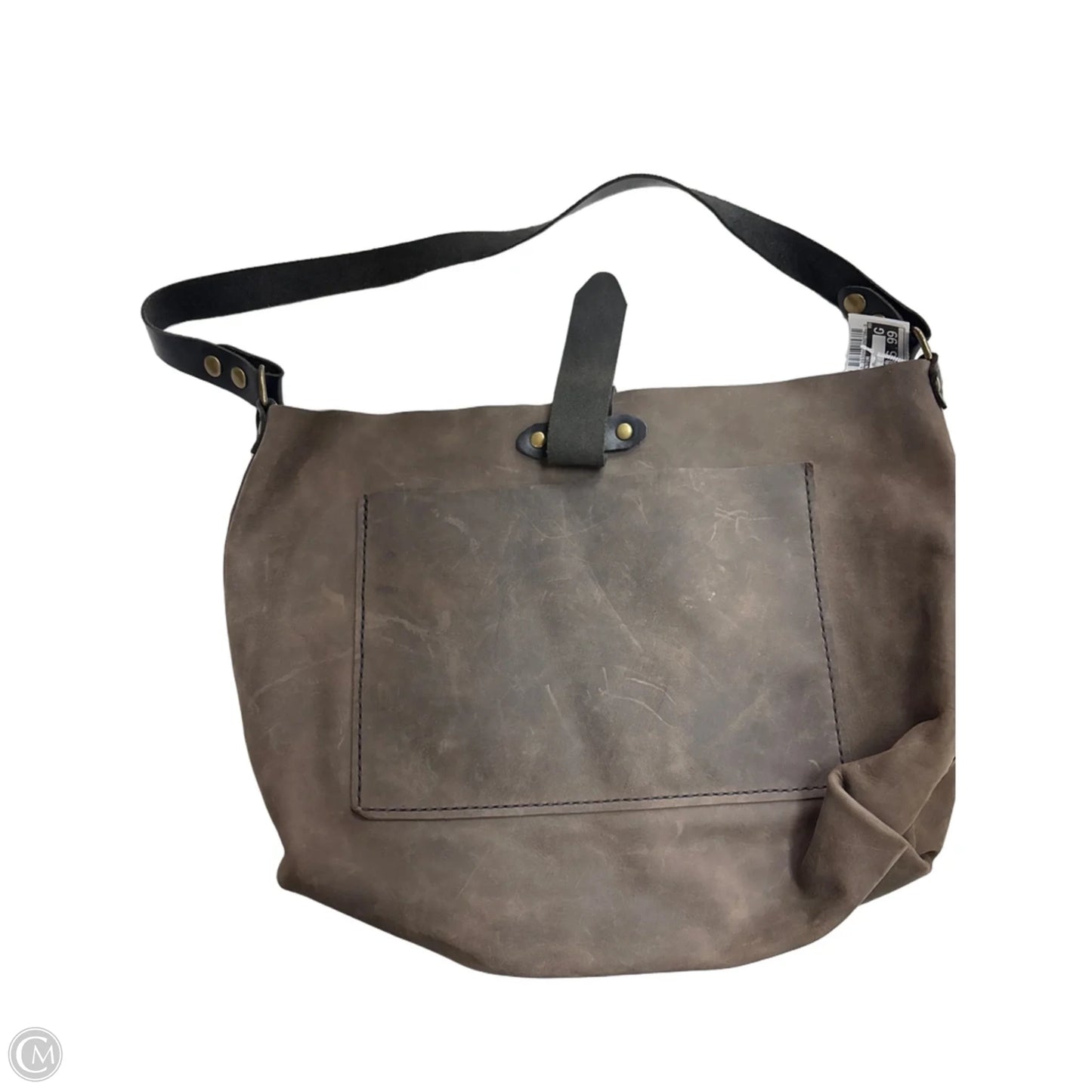 Tote Leather By Clothes Mentor, Size: Small