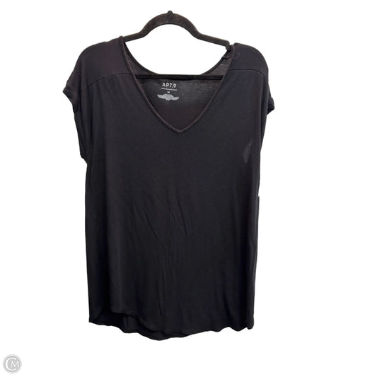 Top Sleeveless Basic By Apt 9 In Black, Size: M