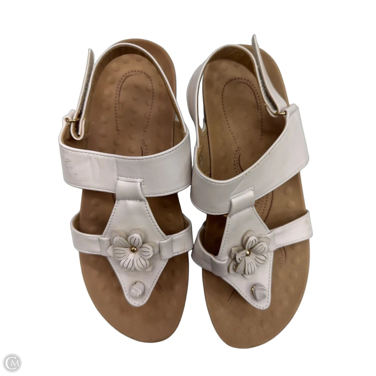 Sandals Heels Platform By Clothes Mentor In White, Size: 9