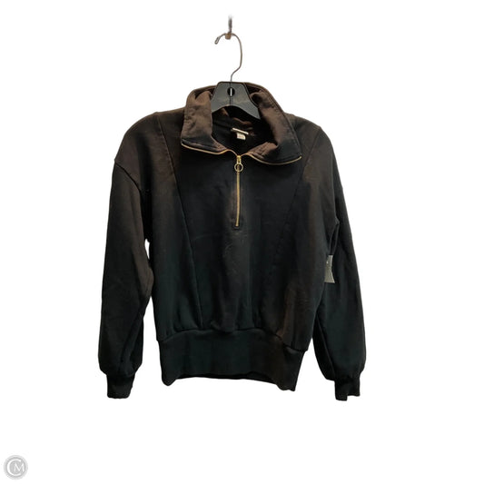 Sweatshirt Collar By A New Day In Black, Size: S