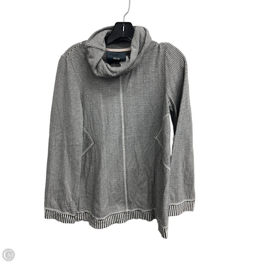 Sweatshirt Collar By Maeve In Striped Pattern, Size: S