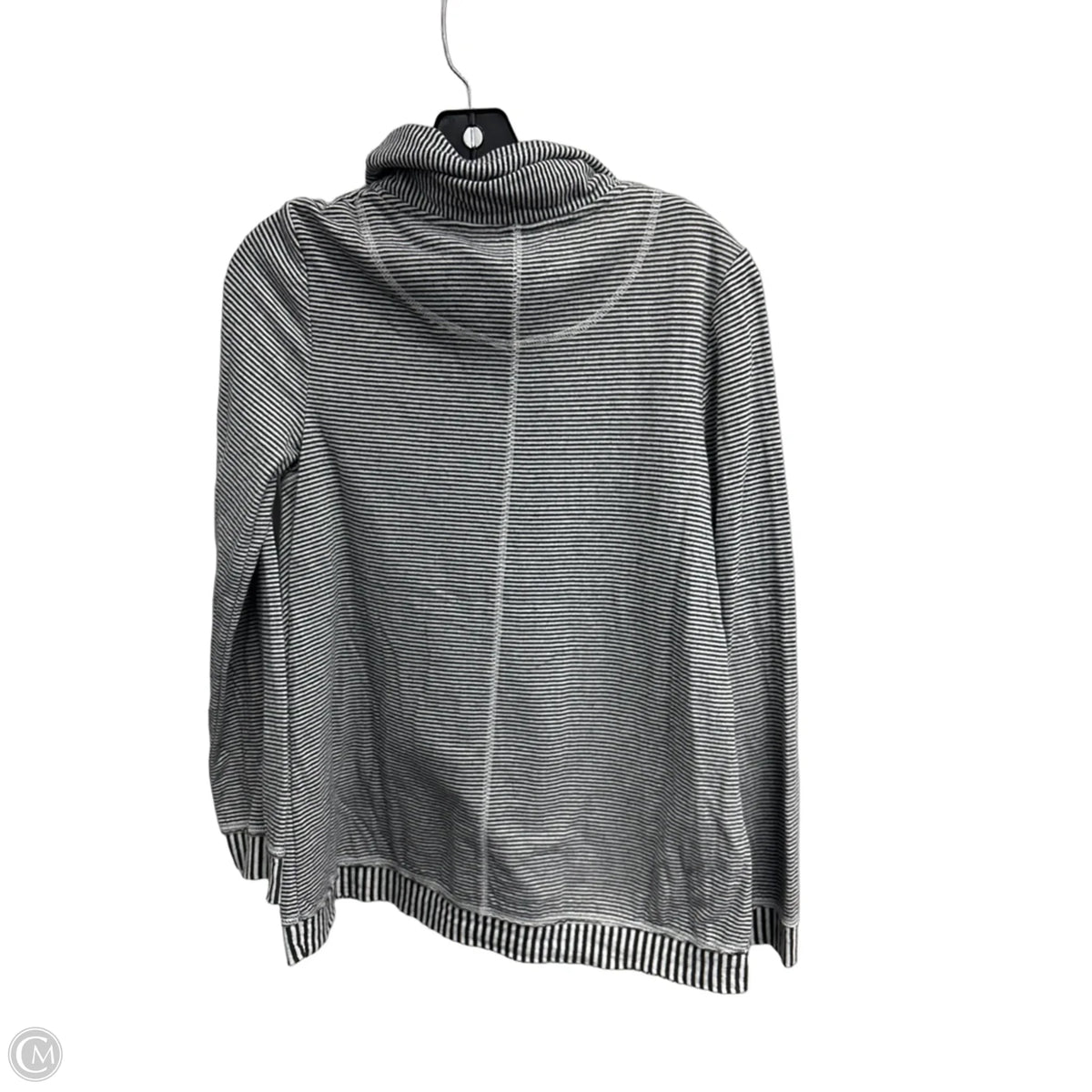 Sweatshirt Collar By Maeve In Striped Pattern, Size: S