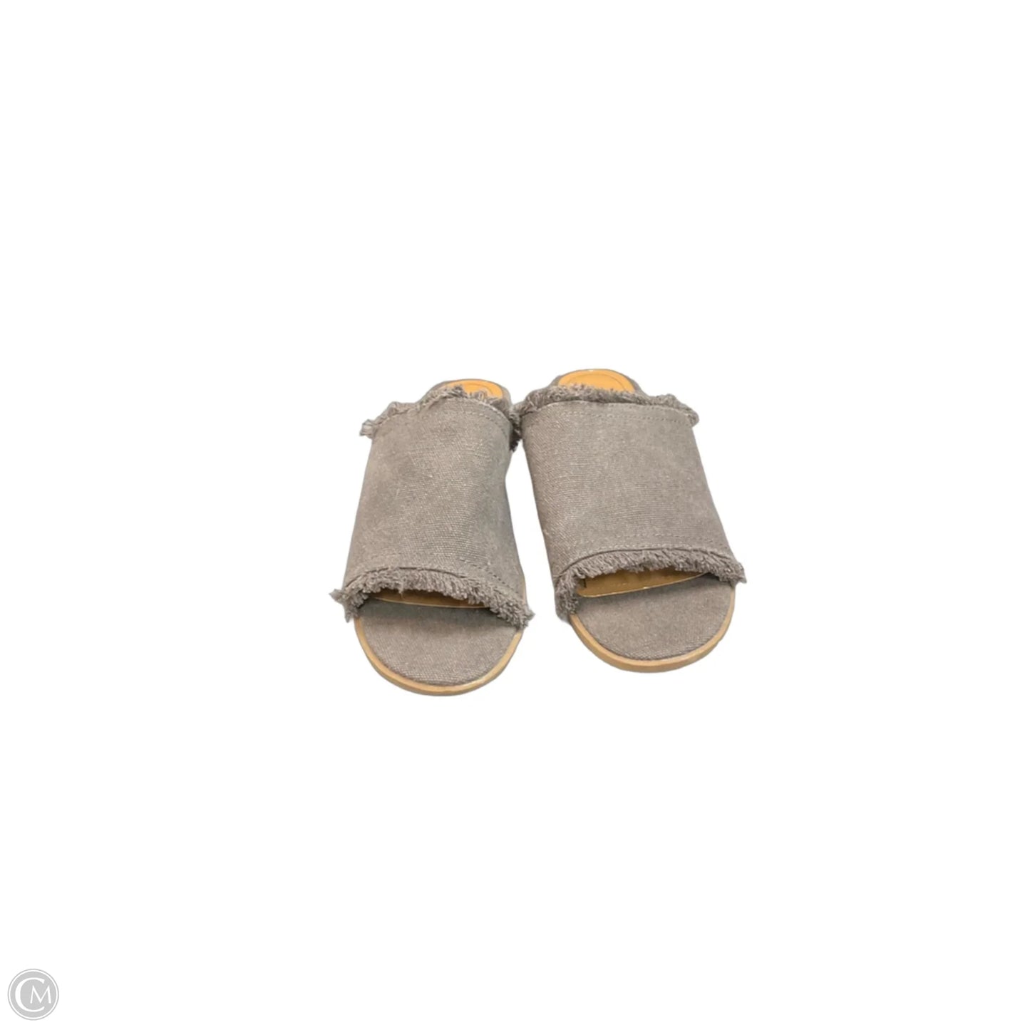 Sandals Heels Block By Universal Thread In Grey, Size: 8