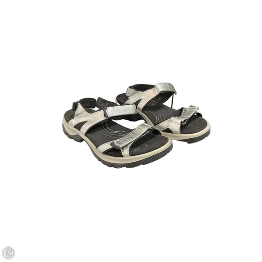 Sandals Sport By Ecco In Silver, Size: 8.5