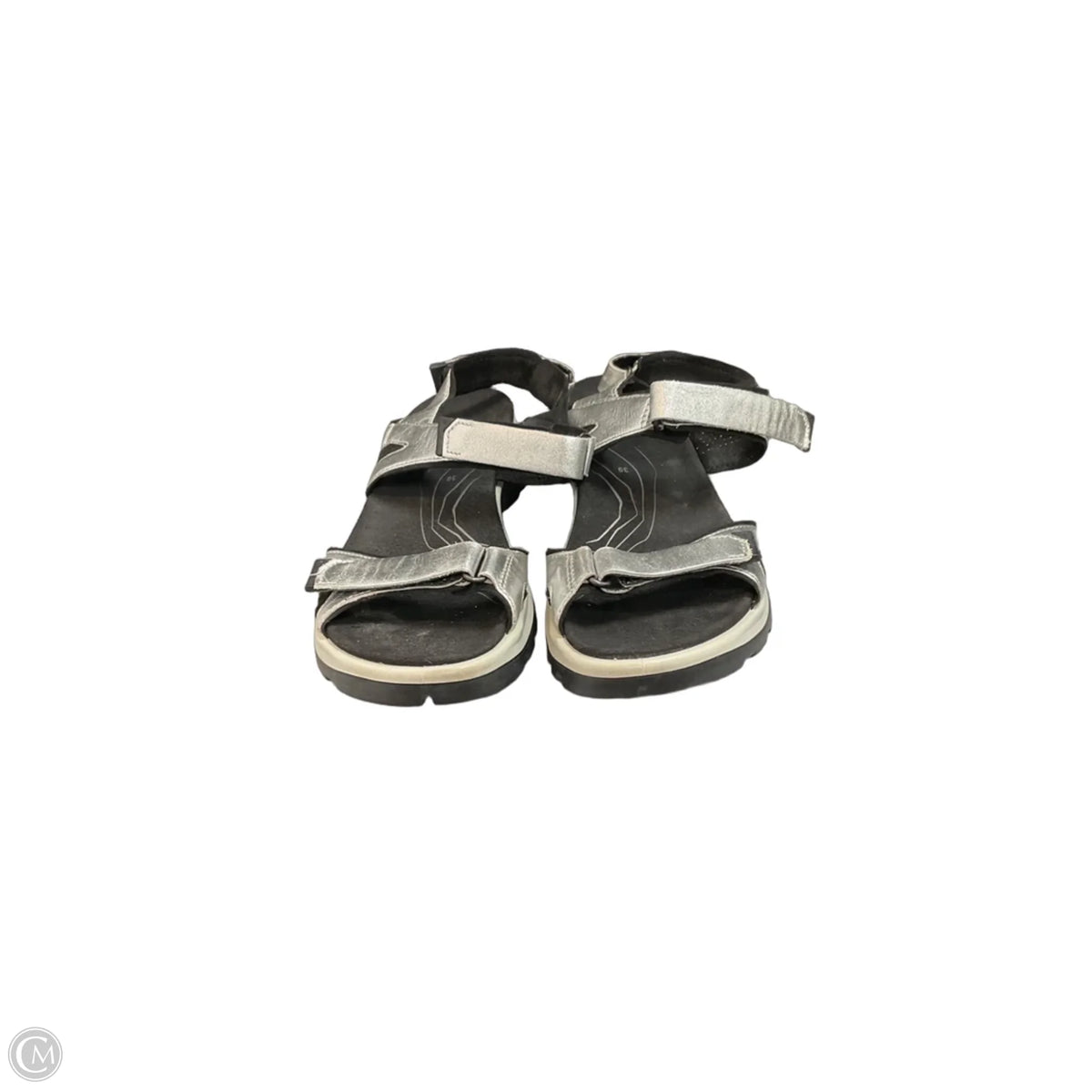 Sandals Sport By Ecco In Silver, Size: 8.5