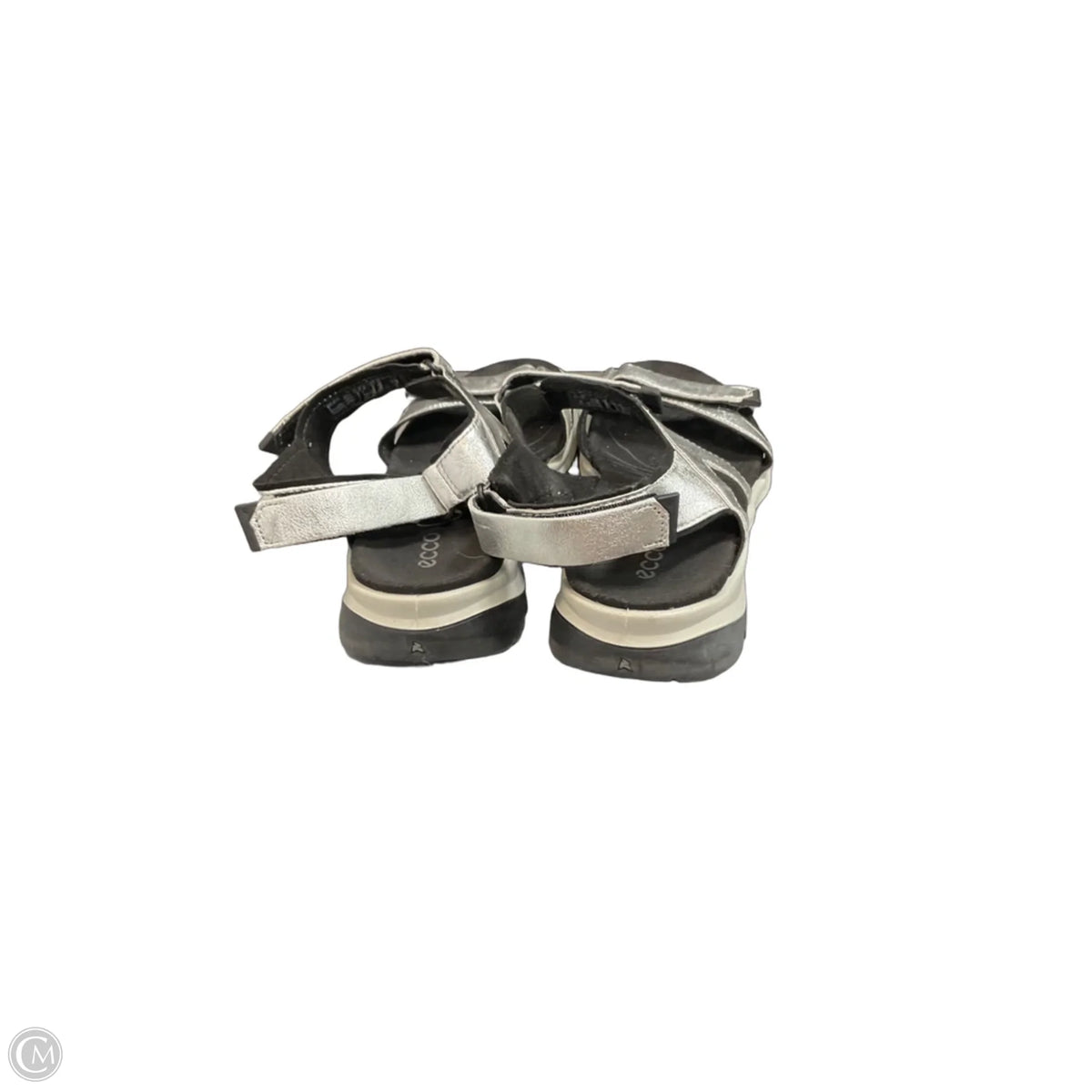 Sandals Sport By Ecco In Silver, Size: 8.5
