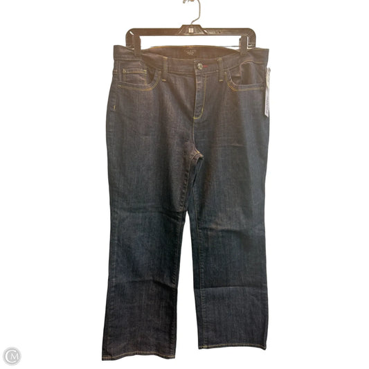 Jeans Flared By Talbots In Blue Denim, Size: 12p