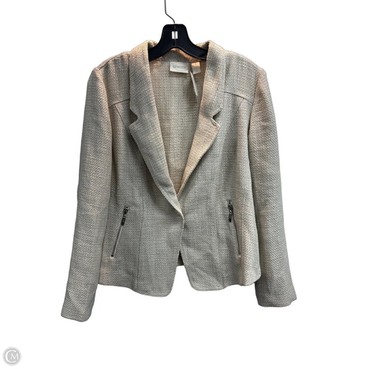 Jacket Puffer & Quilted By Chicos In Tan, Size: M