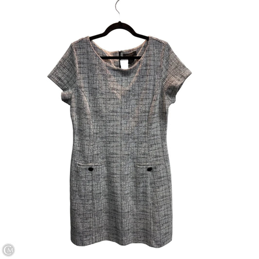 Dress Work By Tahari In Grey, Size: L
