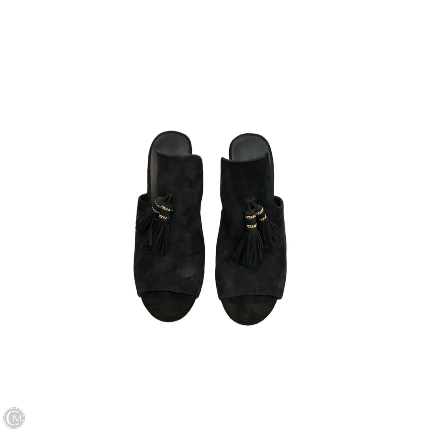 Shoes Designer By Karl Lagerfeld In Black, Size: 8