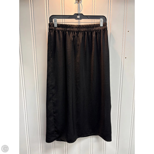 Skirt Maxi By Gap In Black, Size: 8