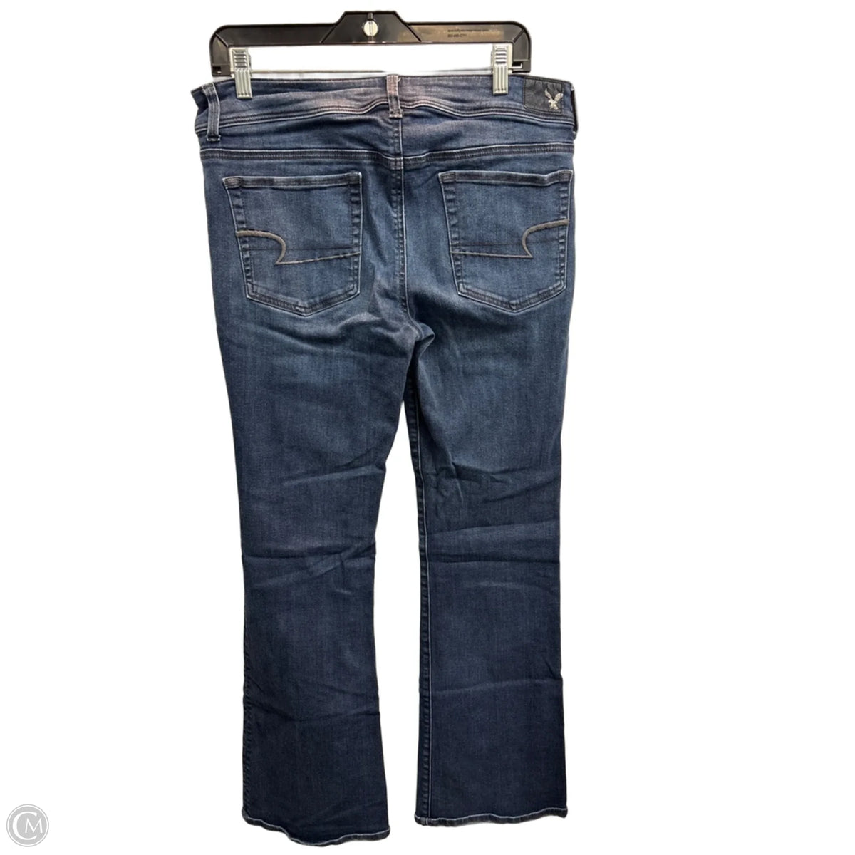 Jeans Boot Cut By American Eagle In Blue Denim, Size: 14