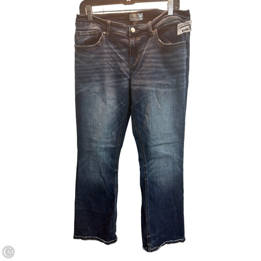 Jeans Boot Cut By Bke In Blue Denim, Size: 16