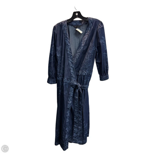 Dress Work By White House Black Market In Blue Denim, Size: L