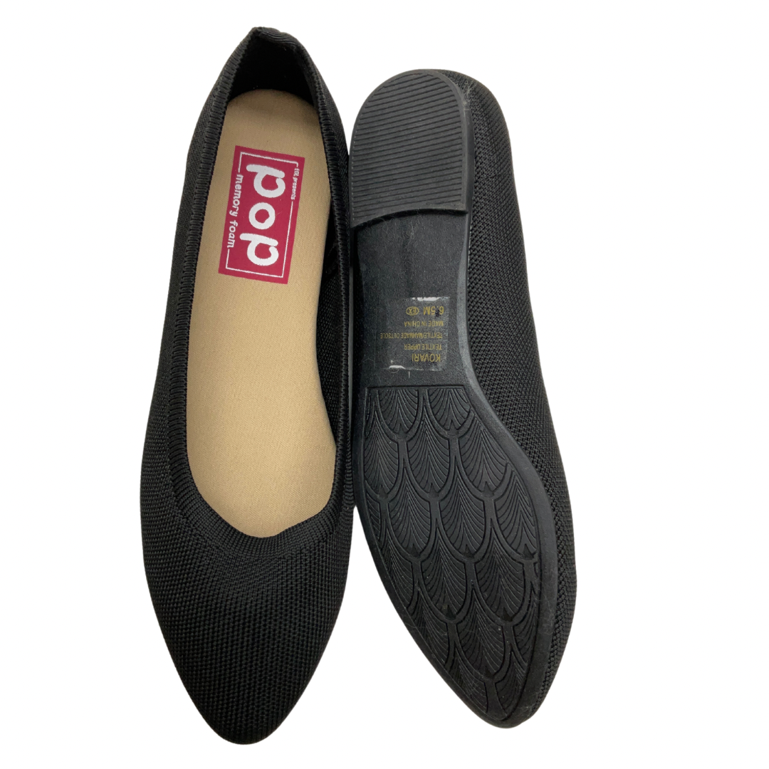 Shoes Flats By Clothes Mentor In Black, Size: 6.5