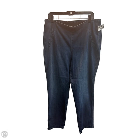 Jeans Jeggings By Chicos In Blue Denim, Size: 14