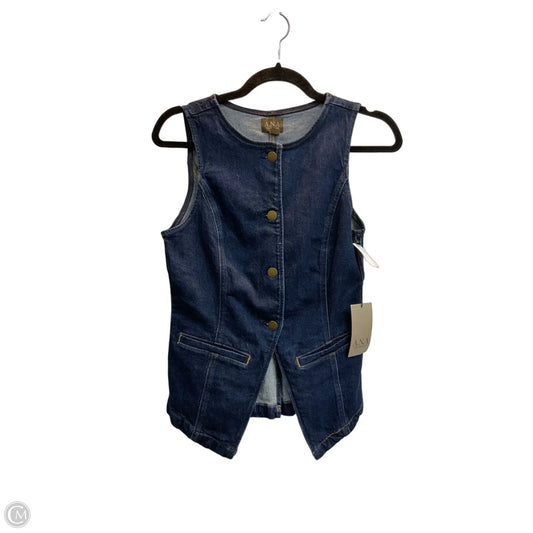 Top Sleeveless By Ana In Blue Denim, Size: Xs