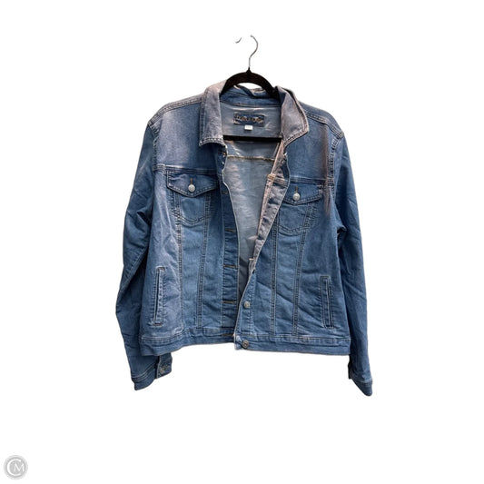 Jacket Denim By Maurices In Blue Denim, Size: Xl