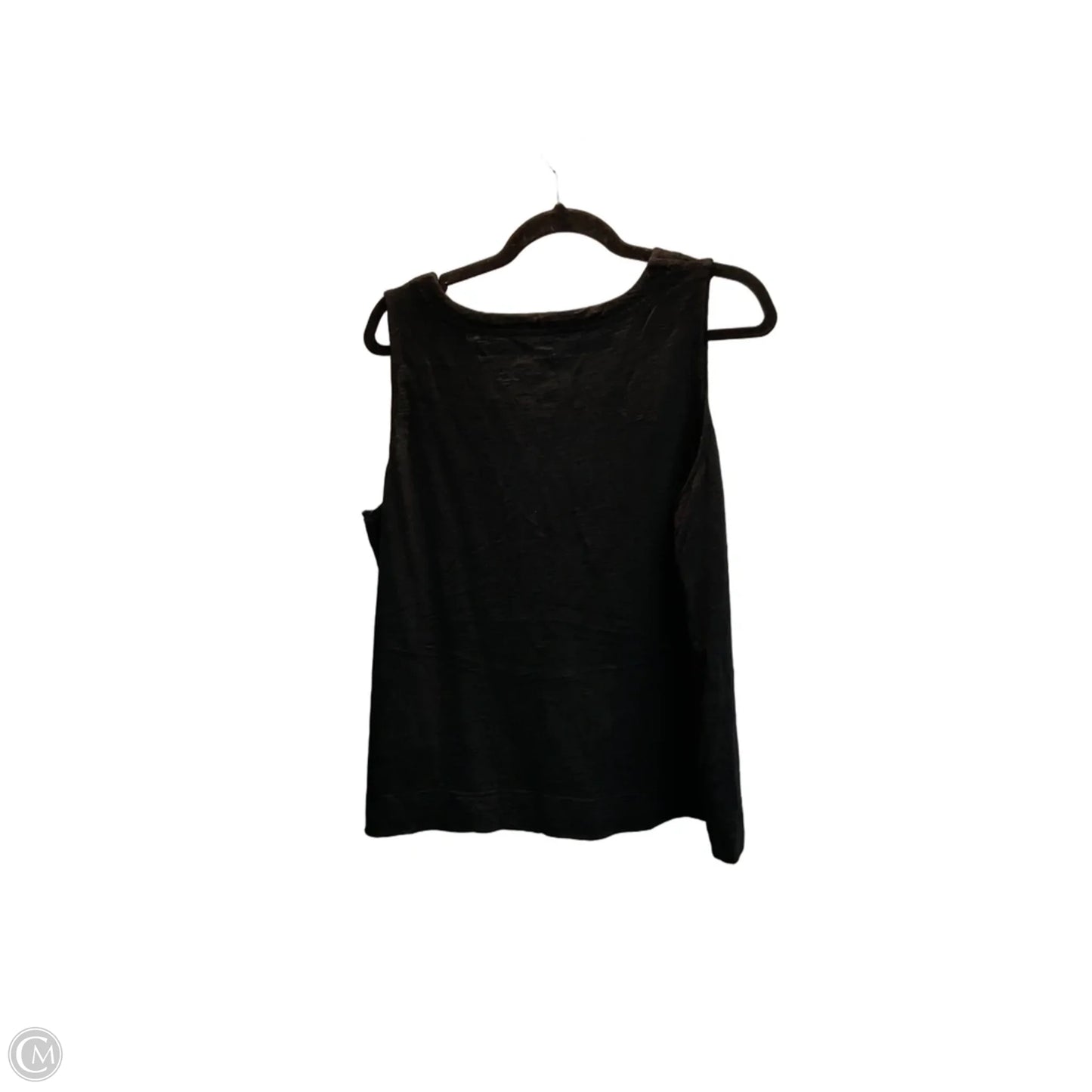 Top Sleeveless By Chicos In Black, Size: Xl