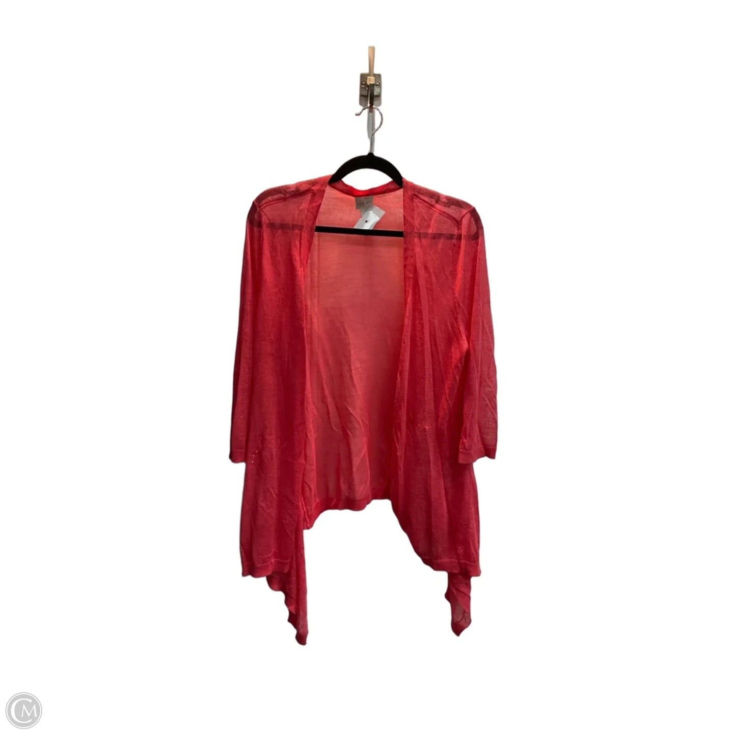 Cardigan By Chicos In Orange, Size: L