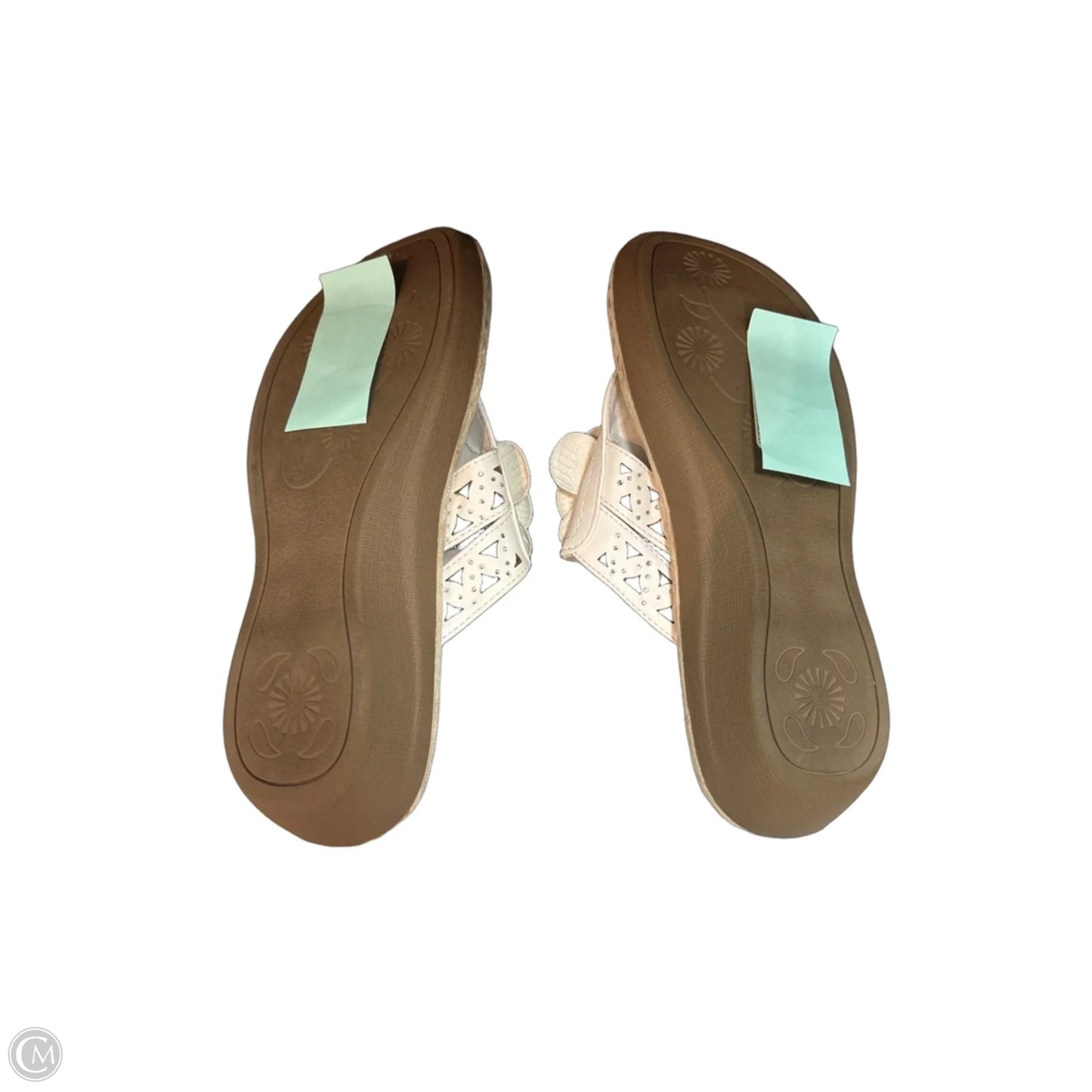 Sandals Flip Flops By Cliffs By White Mountain In White, Size: 8